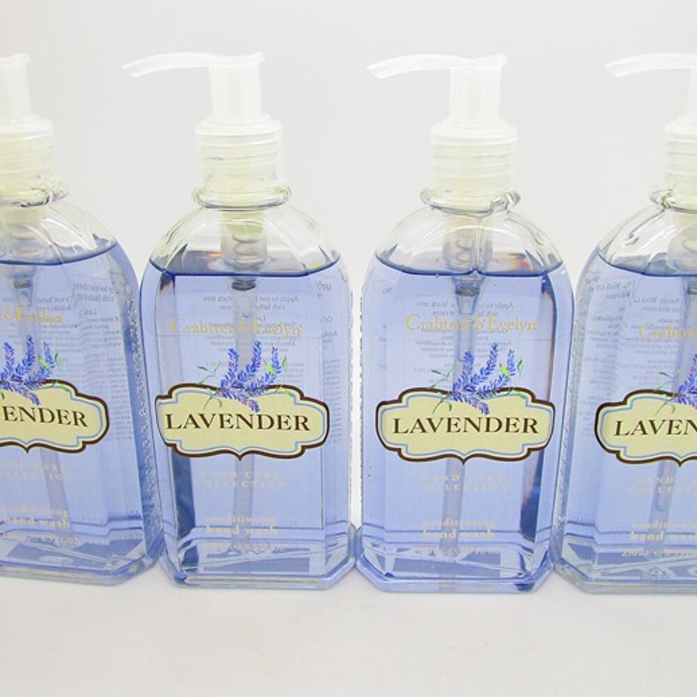 Original CRABTREE & EVELYN Conditioning Hand Wash LAVENDER 8.5 oz - Lot of 4